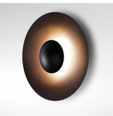 NordicGlow – Moderne Houten Rond LED Wandlamp