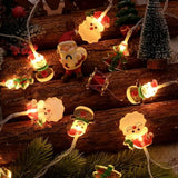 LumiKerst LED Kerstverlichting met Sneeuwman, Kerstboom & Kerstman