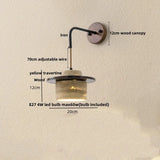 LumiTravert Wandlamp – LED Natuursteen & Hout Design met Trekschakelaar