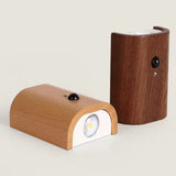 LumiHout – Houten Moderne Indoor Inductie Wandlamp