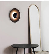 NordicGlow – Moderne Houten Rond LED Wandlamp
