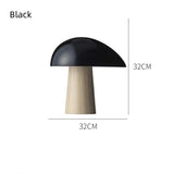 Nordic Tafellamp Klein – Glas & IJzer – LED Bedlampje Touch Switch