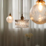 Moderne Franse Retro Hanglamp – Gouden Glazen LED Plafondlamp Eetkamer