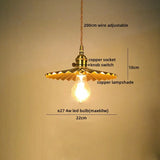 AuroraLuxe LED Hanglamp – Koper & Glas Design voor Moderne Interieurs