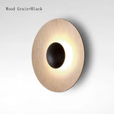 NordicGlow – Moderne Houten Rond LED Wandlamp