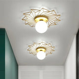 Gouden Plafondlamp – Lotusblad Design LED G9 Ø25/35cm