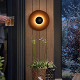NordicGlow – Moderne Houten Rond LED Wandlamp