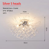 Dandeluxe Paardenbloem Kristal Plafondlamp