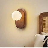 ZenLight Hikari Wandlamp – Japanse Massief Houten Wandverlichting met Frosted Glass | Vintage Nordic Design