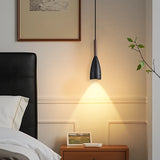 Nordic Houten Steen LED Hanglamp – Zwart/Geel – Modern Design