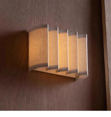 ZenAura Wabi-Sabi Stoffen Wandlamp – Japanse Minimalistische Retro Wandverlichting