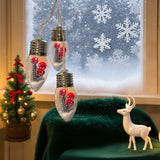 FrostGlobe LED Sneeuwbol Lichtslinger – Met Kerstboom & Rode Besjes