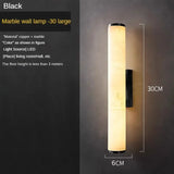 Luxe Marmeren Wandlamp – Minimalistisch Messing LED
