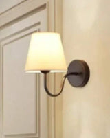 LumaFabrica – Nordic Wandlamp met Stoffen Lampenkap