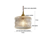 AuroraLuxe LED Hanglamp – Koper & Glas Design voor Moderne Interieurs
