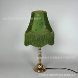 Handgemaakte Stoffen Lampenkap met Kwast – Vintage & Europees Design