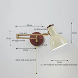 Wandlamp Nordic Wit Pompoen – LED, E27, Draaibare Arm, Moderne Stijl