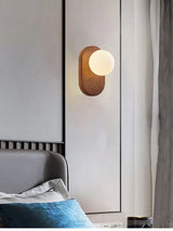ZenLight Hikari Wandlamp – Japanse Massief Houten Wandverlichting met Frosted Glass | Vintage Nordic Design