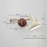 Nordic LED Wandlamp Ivory – Moderne Wandlamp met Trekschakelaar