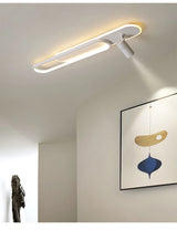 Moderne LED Plafondlamp met Spot – Zwart/Wit/Goud Dimbaar
