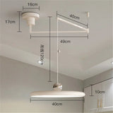 Franse LED Hanglamp – Verstelbare Chrome UFO Plafondlamp 15–30m²