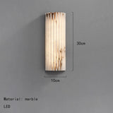 Marmeren Wandlamp – Luxe LED Art Deco Slaapkamer & Badkamer