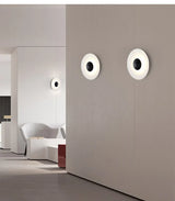 NordicGlow – Moderne Houten Rond LED Wandlamp