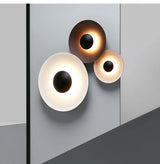 NordicGlow – Moderne Houten Rond LED Wandlamp