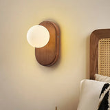 ZenLight Hikari Wandlamp – Japanse Massief Houten Wandverlichting met Frosted Glass | Vintage Nordic Design