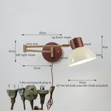 Wandlamp Nordic Wit Pompoen – LED, E27, Draaibare Arm, Moderne Stijl