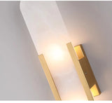 Marmeren Wandlamp – Moderne LED Sconce Zwart/Goud G4 Fitting