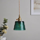 Nordic Japans Glazen Hanglamp Polished Copper Voor Slaapkamer & Eettafel