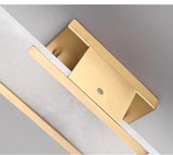 Marmeren Wandlamp – Moderne LED Sconce Zwart/Goud G4 Fitting