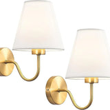 LumaFabrica – Nordic Wandlamp met Stoffen Lampenkap