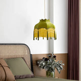 ChâteauLumière Franse Retro Koper & Stoffen Kwast Chandelier