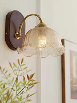 LED Wandlamp Hout & Koper – Vintage Bedlamp voor Woonkamer & Bad