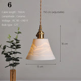 Japanse Keramische Hanglamp – Scandinavische Witte Plafondlamp E27