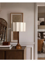 Wabi Sabi Houten Staande Vloerlamp