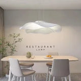 Nordic Beige Stoffen LED Hanglamp – Moderne Dimbare Plafondlamp