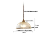 AuroraLuxe LED Hanglamp – Koper & Glas Design voor Moderne Interieurs