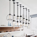 Caren Nordic Hanglamp – Handgemaakt Glas LED Filament Pendant Light