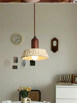 Antieke Hanglamp Resin – Retro Bloemen Design, E27, Franse Stijl