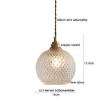 AuroraLuxe LED Hanglamp – Koper & Glas Design voor Moderne Interieurs