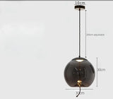 Moderne LED glazen hanglamp – kroonluchter voor woonkamer & keuken