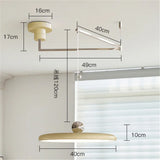 Franse LED Hanglamp – Verstelbare Chrome UFO Plafondlamp 15–30m²