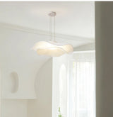 Moderne Stoffen LED Hanglamp – Dimbare Nordic Plafondlamp E27 Wit