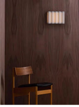 ZenAura Wabi-Sabi Stoffen Wandlamp – Japanse Minimalistische Retro Wandverlichting
