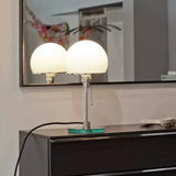 AuroraBauhaus LED Tafellamp – Nordic Glas & Metaal Designlamp
