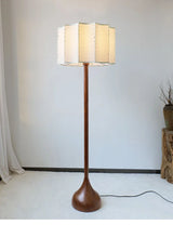 Wabi Sabi Houten Staande Vloerlamp