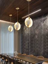 Moderne Marmeren LED Hanglamp – Luxe Slaapkamer & Woonkamer Lamp